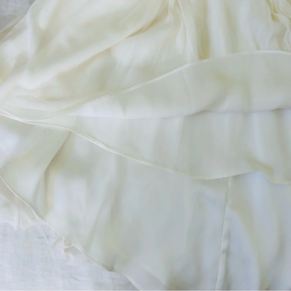 NWT BHLDN Catherine Deane Delia Silk Chiffon Skirt 10 - Picture 9 of 11